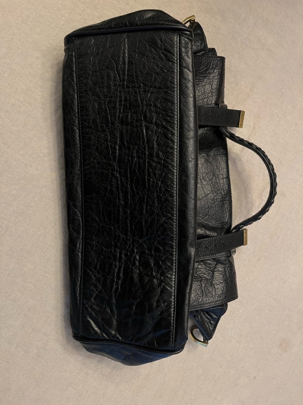 Black Mulberry Oversized Alexa Bag - Picture 6 of 10